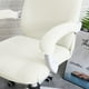 thumbnail image 4 of Funda para silla de oficina FORCHEER, repelente al agua, jacquard L, crema, 4 of 7