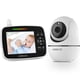 thumbnail image 1 of ANMEATE Monitor para bebés con cámara remota con giro, inclinación y zoom, monitor para bebés con video de pantalla grande con cámara y audio | Visión nocturna por infrarrojos | Conversación bidirecci, 1 of 5
