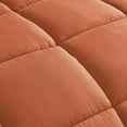 thumbnail image 2 of Chezmoi Collection Rust Orange Down Alternative Comforter King - 3-Piece All Seasons Lightweight Comforter Set - Microfiber Comforter Duvet Insert with Corner Tabs, 2 of 5