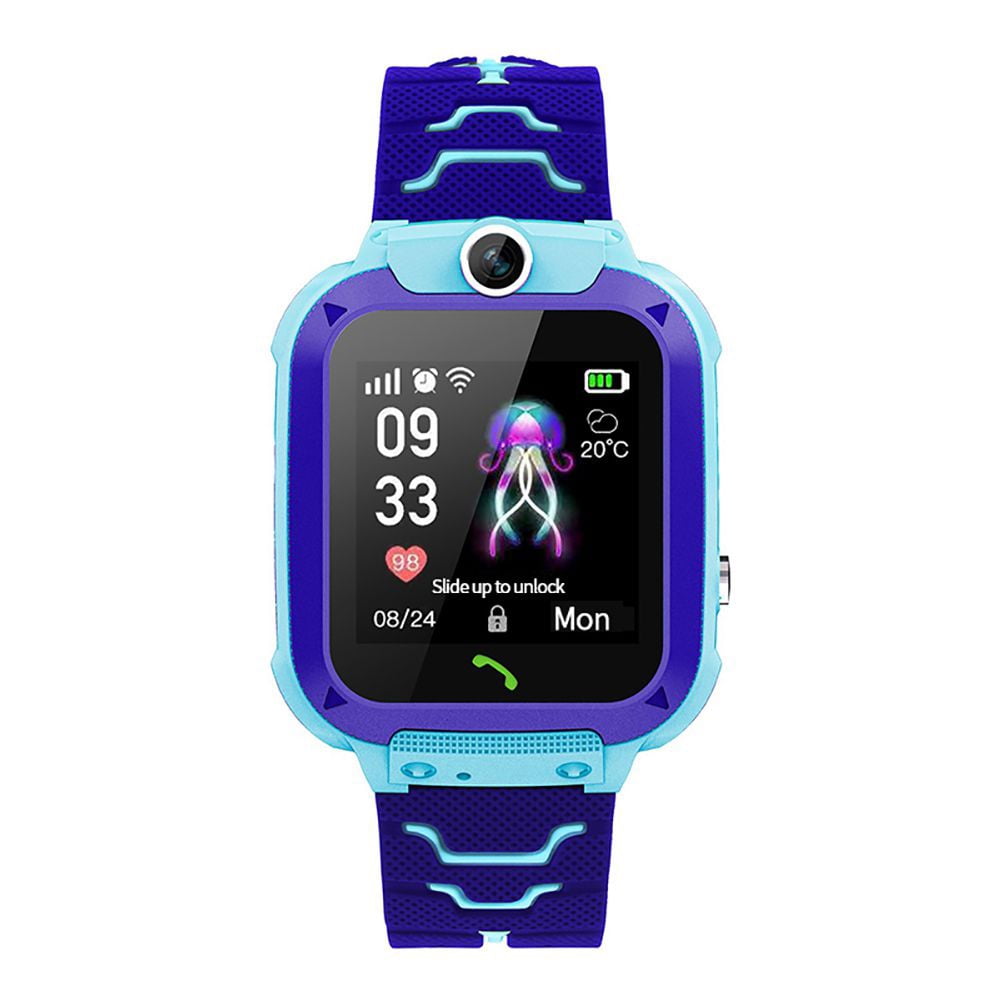 Smart Watch for Kids - Kid GPS Tracker with Phone Smartwatch for Boys Girls with Two-Way Call SOS Anti-Lost Games Camera, Child Cellphone Watch School Class Gifts