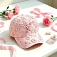 thumbnail image 3 of Limited Edition 2026 Garden Morning Baseball Cap, Cotton Hummingbird Flowers Hat, Lightweight Breathable Adjustable Baseball Hat, 3 of 6