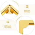 thumbnail image 2 of 10pcs Photo Album Corner Protectors Decorative Edges Covers Metal Book Corner Protectors, 2 of 6