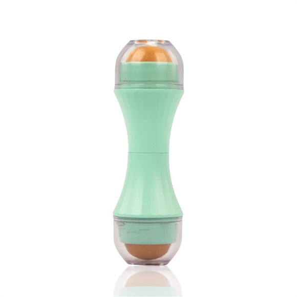 Minnieouse Bola de control de aceite de piedra Masajeador de viaje Rodillo de masaje facial portátil Cuidado de la piel Herramienta de maquillaje Tratamientos faciales Verde Minnieouse CE013714-02B