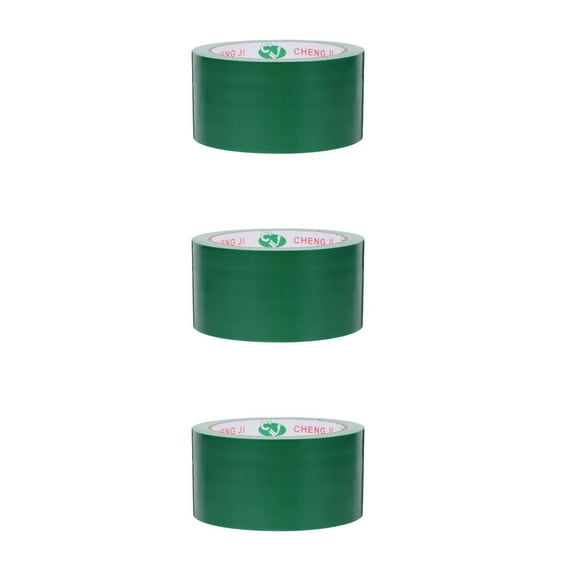 3 PCS Waterproof Tape Outdoor Use Green Duct Heavy Duty DIY High Peel Strength