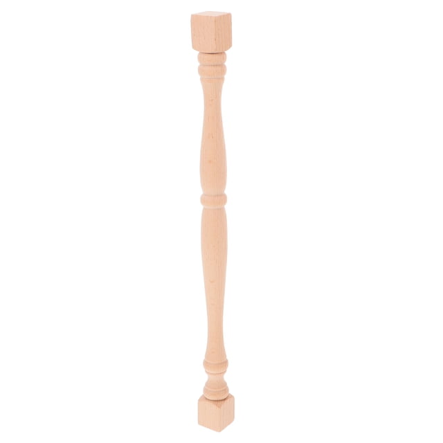 Husillo de madera único para interiores Balaustre de madera para escaleras Gabinetes Cercas Poste de muebles Balaustres de madera Poste de talla de madera Husillo interior Husillo decorativo