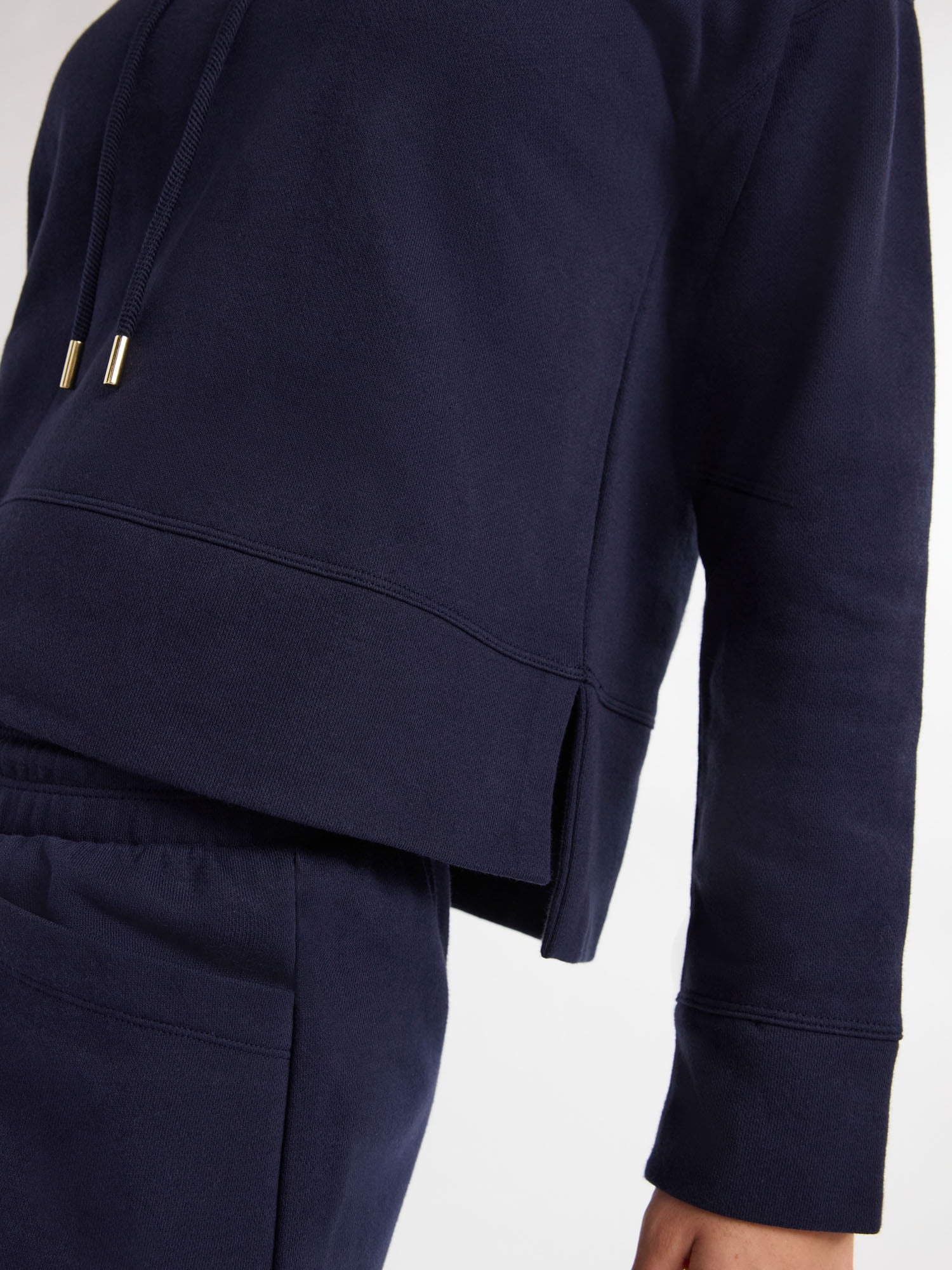 Free Assembly Women's and Women's Plus French Terry Cloth Hoodie with Long Sleeves, Sizes XS-4X