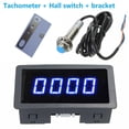 thumbnail image 1 of Tachymètre Numérique LED 4 Vitesses + Interrupteur de Proximité Hall Capteur NPN Set, 1 of 1