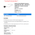 thumbnail image 2 of Ignition Control Module Connector - Compatible with 1982 - 1983 Nissan 280ZX 2.8L 6-Cylinder Naturally Aspirated, 2 of 2