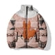 thumbnail image 4 of Chaqueta holgada informal de algodón de invierno para hombre, con estampado de animales, ballena y pintura al óleo, chaqueta de algodón con estampado de leopardo, 4 of 4