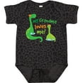 thumbnail image 3 of Inktastic Grandma Loves Me Grandchild Dinosaur Boys Baby Bodysuit, 3 of 5