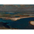 thumbnail image 2 of Jan Stanislawski 14x11 Gold Ornate Wood Frame and Double Matted Museum Art Print Titled - The Dnieper River in Blue (1904), 2 of 4