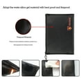 thumbnail image 3 of Document Bag Wallet Briefcase Fire-Resistant Fire Zipper A4 Portable for Home Office Use Passport Money Certificates Laptop (13.5 x 9.8in), 3 of 5