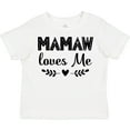 thumbnail image 3 of Inktastic Mamaw Loves Me Grandchild Girls Toddler T-Shirt, 3 of 5