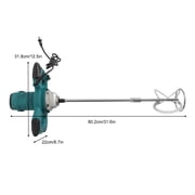 SENDERPICK Concrete Cement Mixer Drill, 6 Speed 2100W Electric Handheld Paint Mixer Stirrer 800rpm/min Concrete Mixer Tools for Mixing Cement, Concrete, Mortar, Plaster, Putty