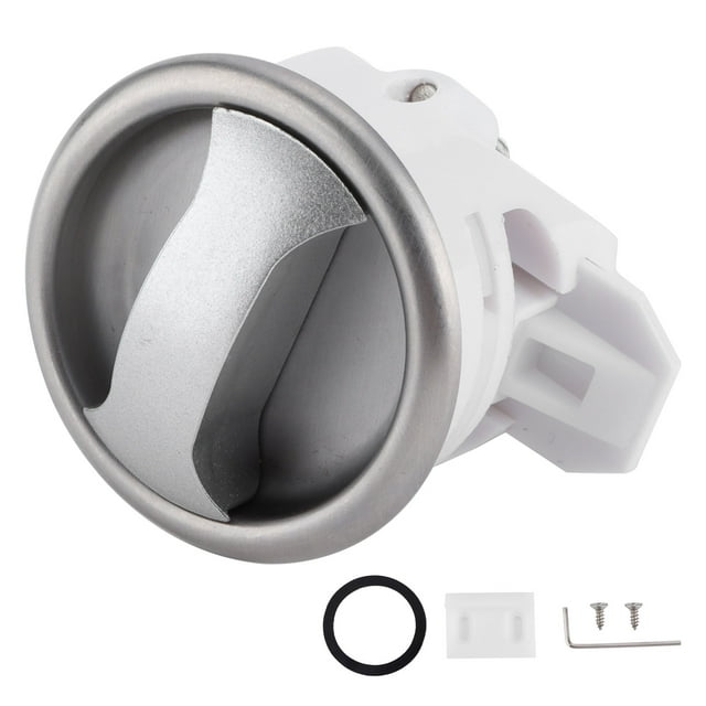 Verrou de Placard Rv, Verrou de Porte de Toilette de Remorque Bouton de Contrôle Alliage de Zinc Facile à Utiliser pour Remorques de Camping Bateaux Yachts pour Chariots Rvs Navire