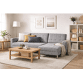 thumbnail image 1 of Sala Skorpio Reclinable 2 Piezas Sofá + Chaise Lino Gris Función Sofá Cama, 1 of 4
