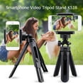 thumbnail image 3 of Telescopic Smartphone Tripod Stand Handle Grip Selfie Stick with Phone Clip, 3 of 9