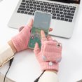 thumbnail image 3 of Smart USB Rechargeable Winter Cold Protection Warmth Heating Plush Gloves Washable Warm Hand Treasure, 3 of 9