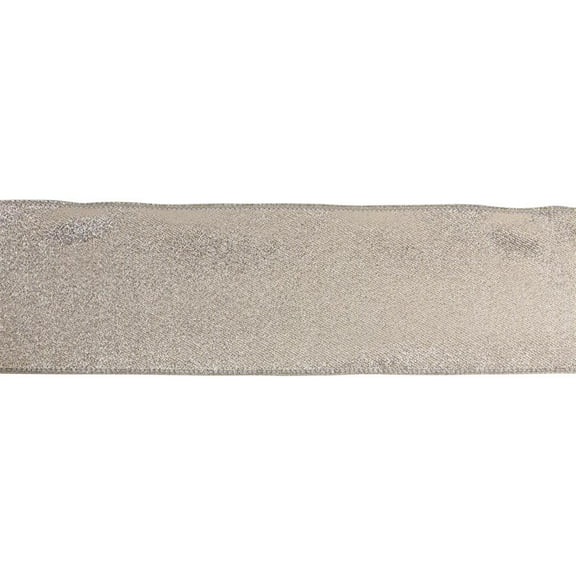 Melrose Metallic Christmas Wired Craft Ribbon - 4" x 10 Yards - Gold