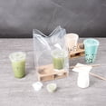 thumbnail image 3 of Saving Nature Clear Plastic Take Out Bag - Fits 2-Cup Drink Carrier - 13 3/4" x 7 3/4" x 4 1/4" - 100 count box, 3 of 8