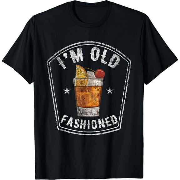Vintage I'm Old Fashioned Whiskey Funny T Shirt T-Shirt
