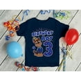 thumbnail image 4 of Tstars Nickelodeon Paw Patrol Chase Boys' 3rd Birthday T-Shirt - Fun Toddler Gift - 5-6, Blue, 4 of 7