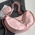 thumbnail image 2 of Bolso de hombro compuesto de PU Transpirable para mujer Durable con cremallera para el ocio diario, 2 of 9