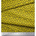 thumbnail image 2 of Soimoi Rayon Fabric Tree & Animals Cartoon Printed Craft Fabric by The Yard 42 Inch Wide, 2 of 3