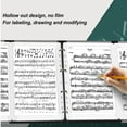 thumbnail image 3 of Dossier de Partitions de Piano, Dossier de Partitions à Pince Ferme 4 Pages Extensible Format A4 pour Performance sur Scène, 3 of 8
