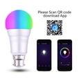 thumbnail image 2 of Luz del color de la lámpara de 7W RGBW Wifi RGB LED para la ayuda del Smart Home para Alexa y Google B22, 2 of 8