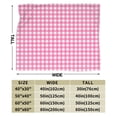 thumbnail image 5 of Checked Gingham Throw Blanket, Fluffy Soft Cozy Blanket Flannel Plush Microfiber Couch Throw 40"x30", 5 of 7