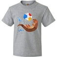 thumbnail image 3 of Inktastic Cute Otter and Beachball Youth T-Shirt, 3 of 5