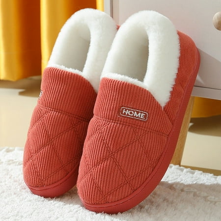 

Ladies Memory Foam Slippers Faux Fur Winter Warm Full Collar Boots Shoes Size Uk