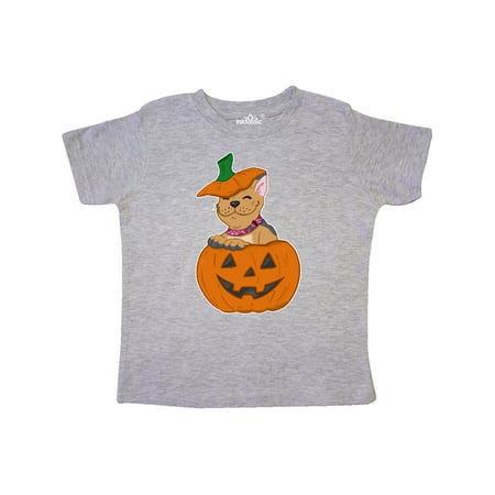 

Inktastic Pumpkin Puppies Halloween French Bulldog Gift Toddler Boy or Toddler Girl T-Shirt