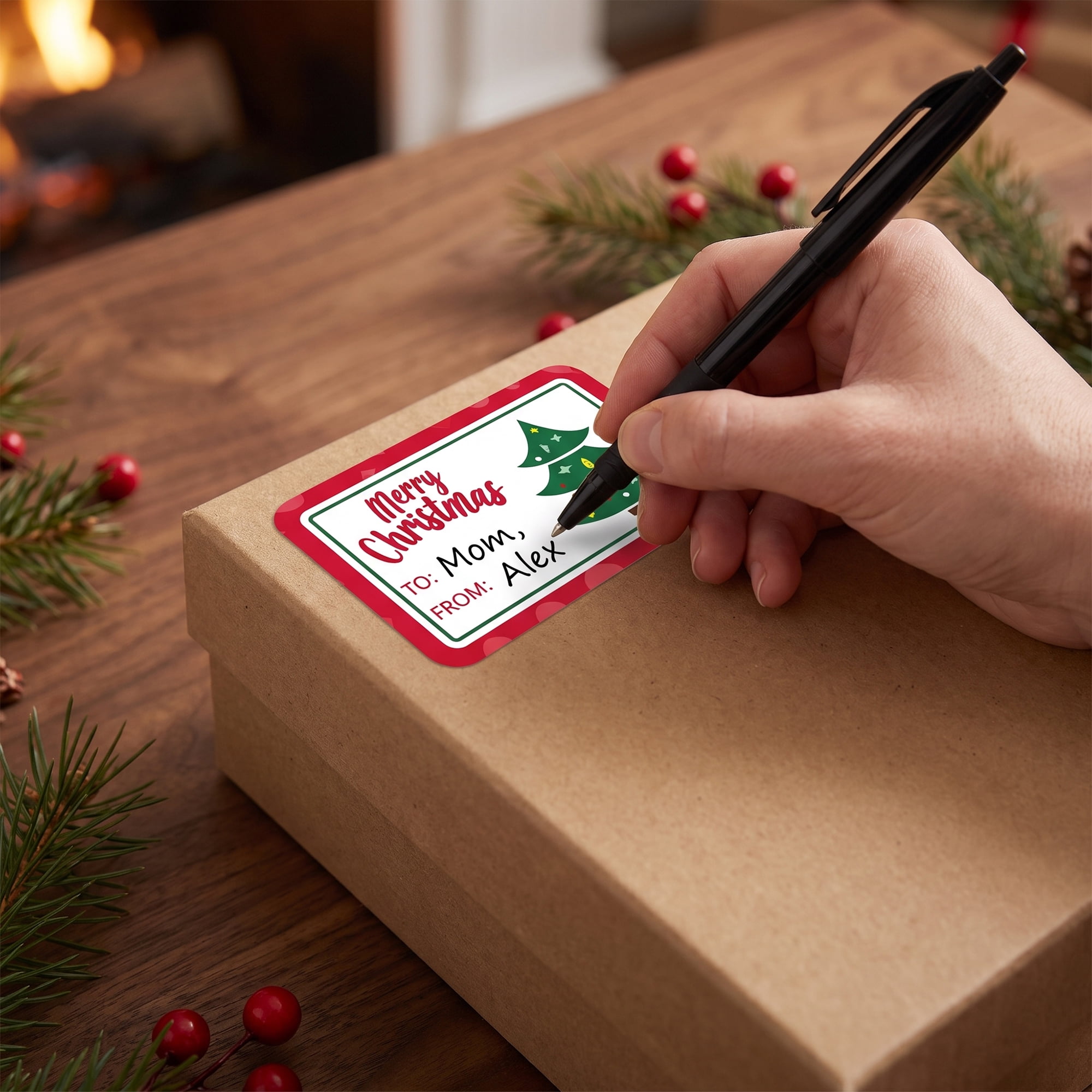 Unique Bargains Cartoon Christmas to from Gift Tags for Gifting 7.1" x 5.1" Christmas