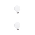 thumbnail image 3 of Toystoory Gancho autoadhesivo Soporte colgante Instalación simple Soportes para ropa Accesorios de baño para el hogar Amplia aplicación Plata Plata 2Conjunto, 3 of 6