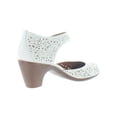 thumbnail image 2 of Easy Spirit Womens Cindie Leather Mary Jane Heels White 7.5 Narrow (AA,N), 2 of 2