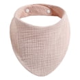 thumbnail image 5 of Zanarzt Muslin Burp Cloths Muslin Baby Bibs Baby Bandana Drool Bib for Drooling and Teething Cotton Soft Absorbent for Girls Boys Khaki, 5 of 9