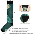 thumbnail image 3 of FREEAMG Christmas Decoration Compression Socks for Men & Women Running Stockings Knee High Socks for Gardening Running Cycling Travel and Climbing, 1 Pair, 3 of 7