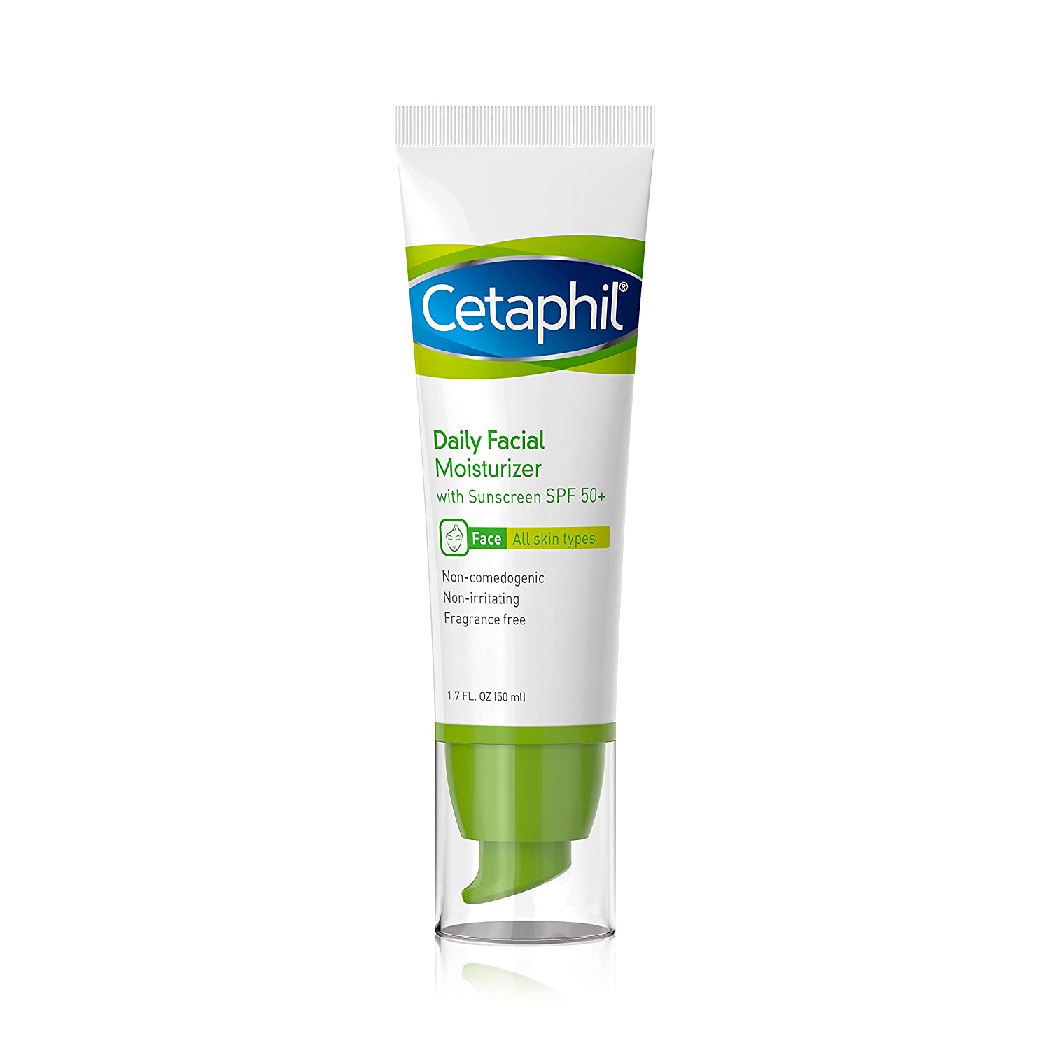 Cetaphil Daily Facial Moisturizer for All Skin Types, with Sunscreen SPF 50 1.7 oz (Pack of 3) - image 4 of 7