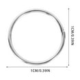 thumbnail image 4 of 200 Pcs Open Ring Key Ring DIY Key Rings Key Rings for Crafts Split Rings for Jewelry Making, 4 of 6