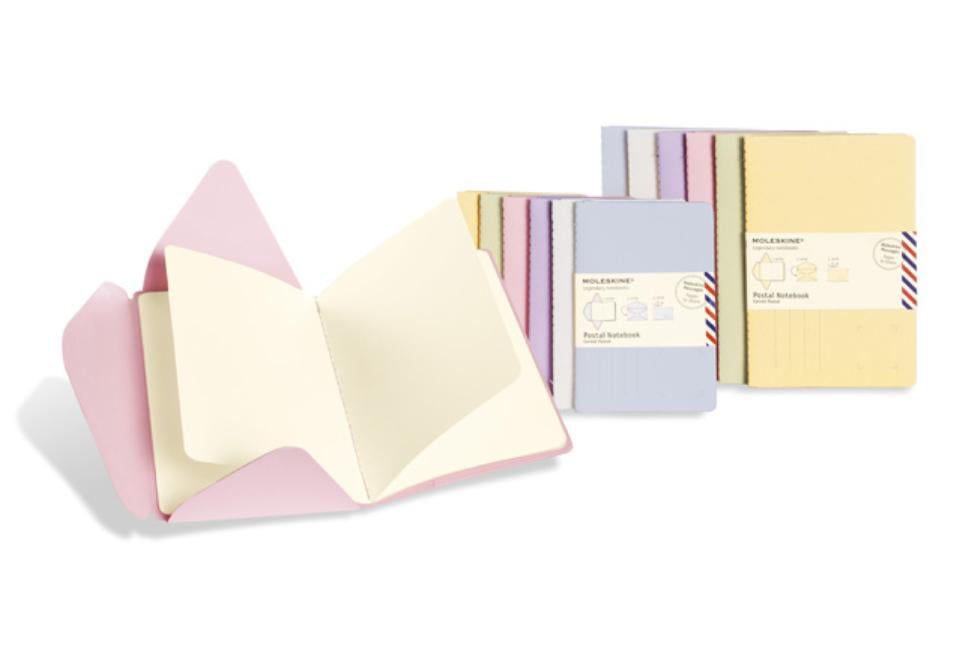 Plain Peach Blossom Pink Moleskine Messages Postal Notebook 3.5 x 5.5 Pocket Soft Cover 