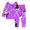 H176 Purple, variant on SJLDQY Halloween Girls Pajama Sets Long Sleeve Shirts Pants 2 Piece Pj Sets Hallowmas Printed Sleepwear Comfy Loungewear Sets for Girls