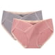 thumbnail image 1 of Puntoco Bragas para mujer, cintura alta, 2 piezas, ropa interior de maternidad de algodón de cintura baja y talla grande para mujer, 1 of 2