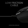 thumbnail image 5 of Pre-Owned Logitech G PRO Hero Wired Gaming Mouse, 12000 DPI, RGB Lightning, Ultra Lightweight, 6 Programmable Buttons, On-Board Memory, Compatible with PC/Mac - Black, 5 of 6