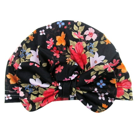 

Relanfenk Baby Hats Boy Girl Sun Floral Bowknot Cap Toddler Turban Photo Props Hat