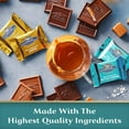 thumbnail image 4 of Ghirardelli Milk Chocolate Sea Salt Caramel Candy SQUARES Medium Bag - 5.3oz - Pack of 2, 4 of 5