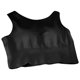 thumbnail image 1 of Tops cortos sin mangas de punto acanalados con cuello redondo y sexy para mujer, 1 of 5