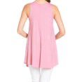 thumbnail image 5 of Womens Sleeveless A-line Tank Tunic Top, 5 of 5