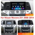 thumbnail image 2 of Android 13 Car Stereo GPS Navigation 4+64G for Nissan Murano Z51 2008-2014 with Carplay Android Auto 9in Car Radio with Bluetooth WiFi FM/RDS SWC + AHD Backup Camera, 2 of 9